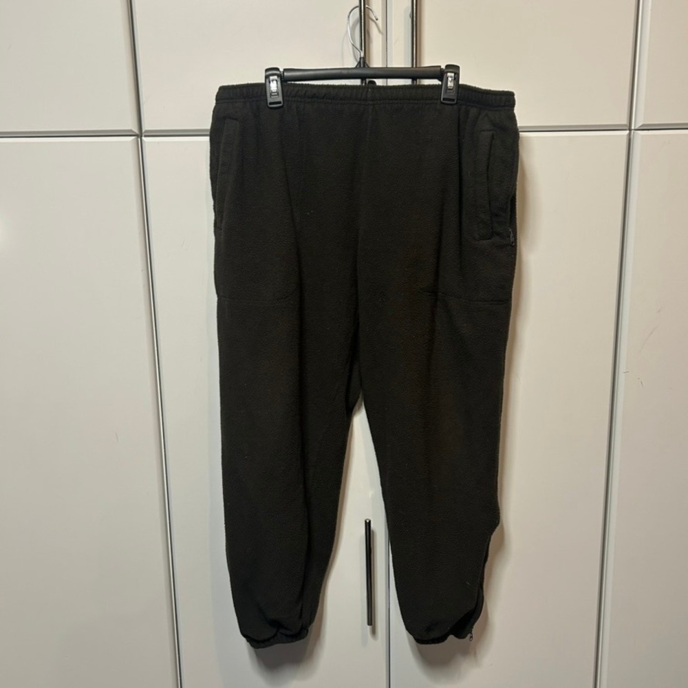 Outersport Fleece Sweatpants Mens Large Brown Olive Green Joggers Made in Russia